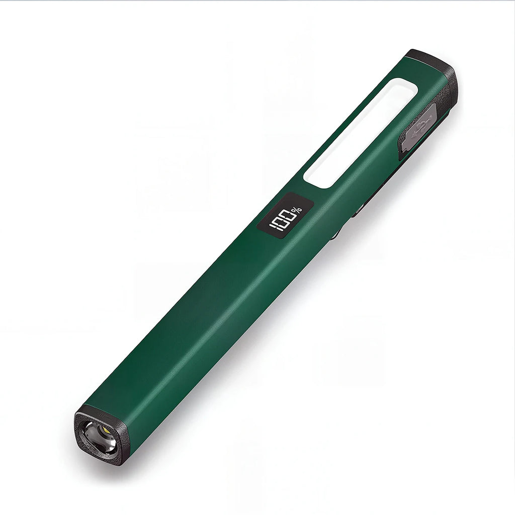 LED+SMD Medical Handy Pen Light with Pen Clip Work Inspection Flashlight 120LM Medical Pen Pupil Lamp 400mAh for Nursing Student