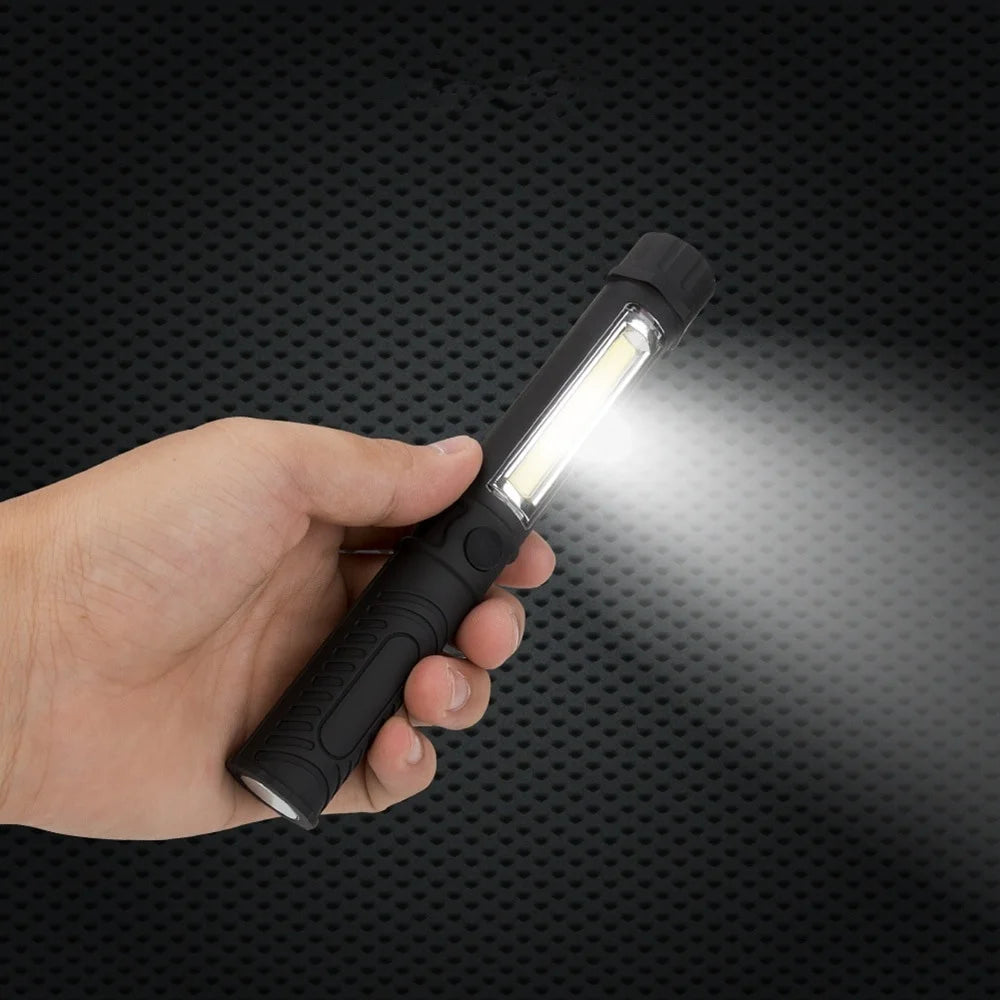 Multifunction COB LED Mini Pen Light Work Inspection LED Flashlight Stonego Torch Lamp With the Bottom Magnet and Clip