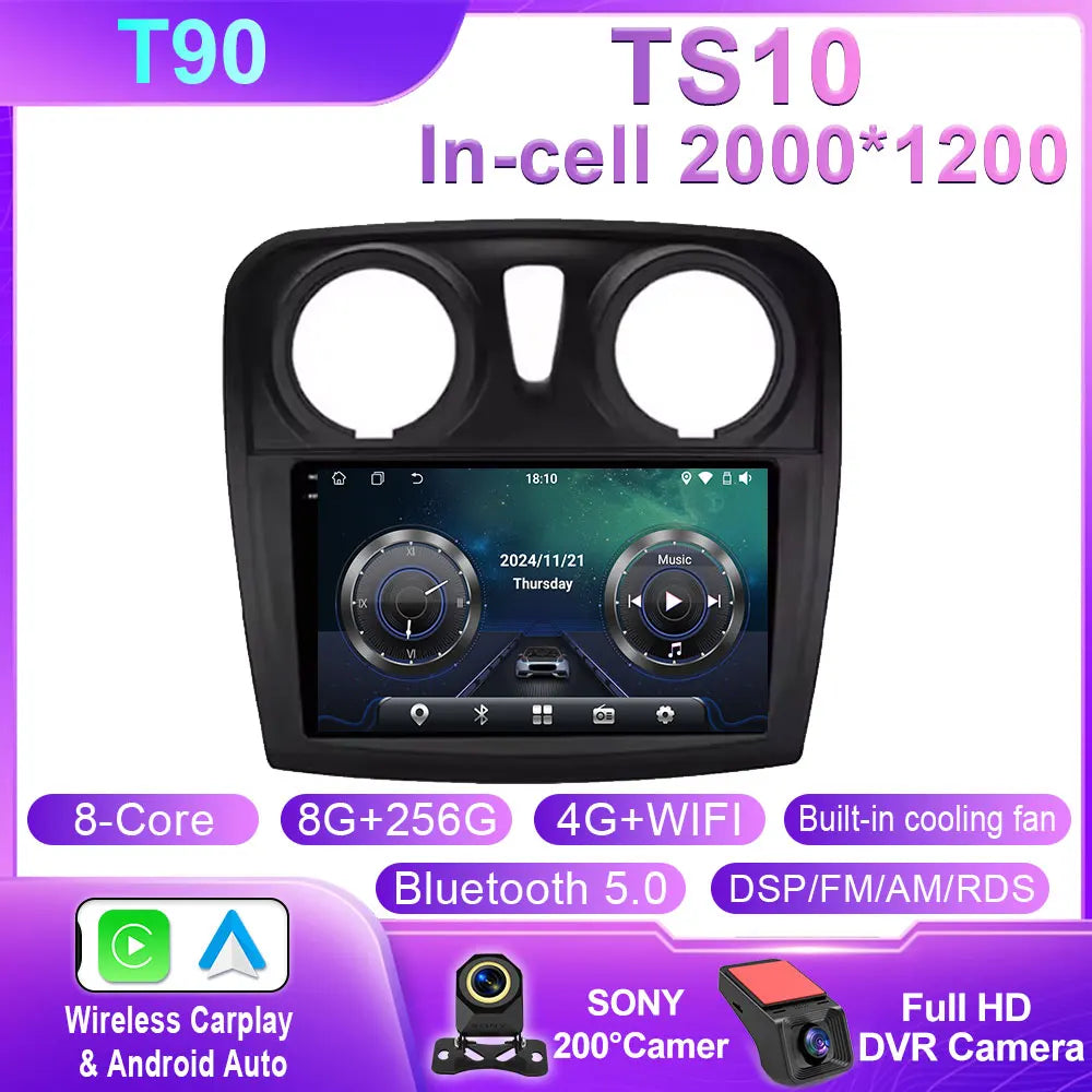 Android 9 Inch Car Stereo for Renault Logan Sandero 2012-2019 - image 21