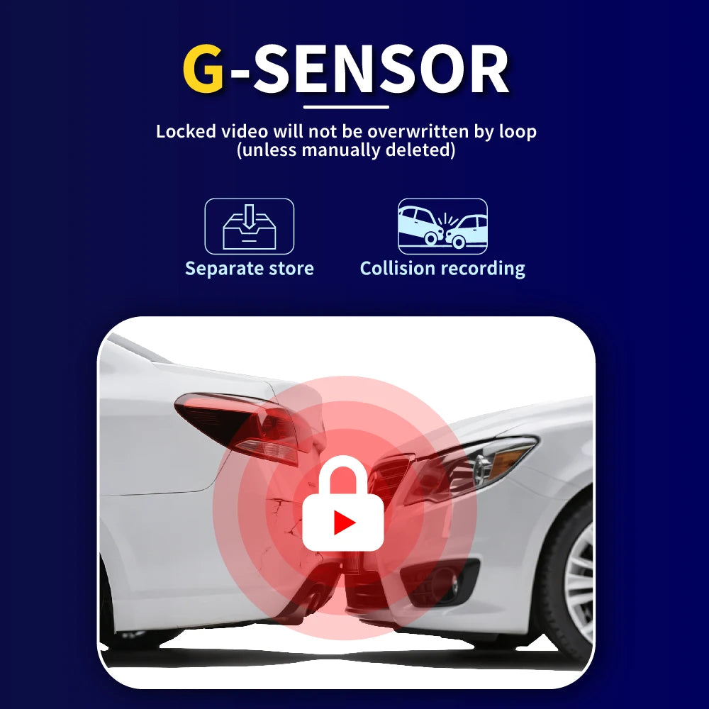 3-Camera Dash Cam with Front, Interior, and Rear Views