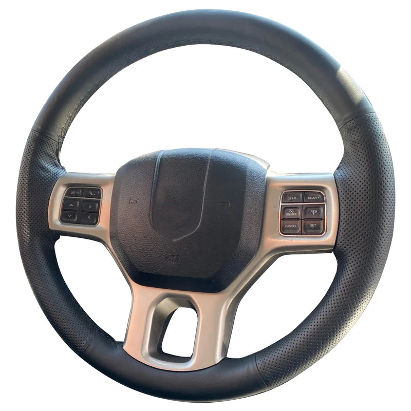 Custom Microfiber Leather Steering Wheel Cover for Dodge RAM - image 7