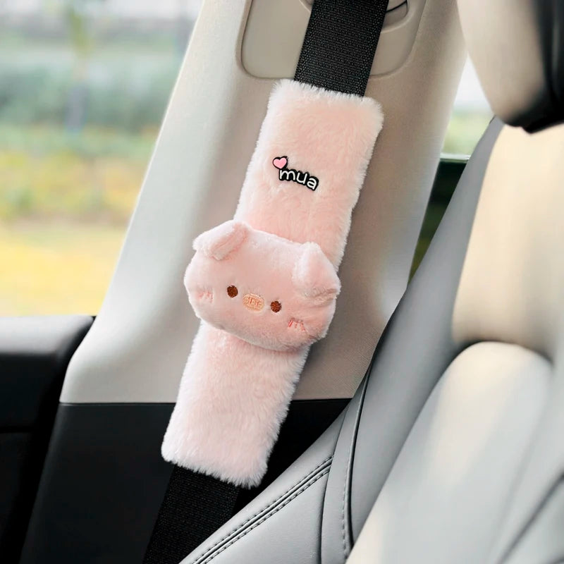 Cute Cartoon Bear Plush Seat Belt Shoulder Pad - image 10