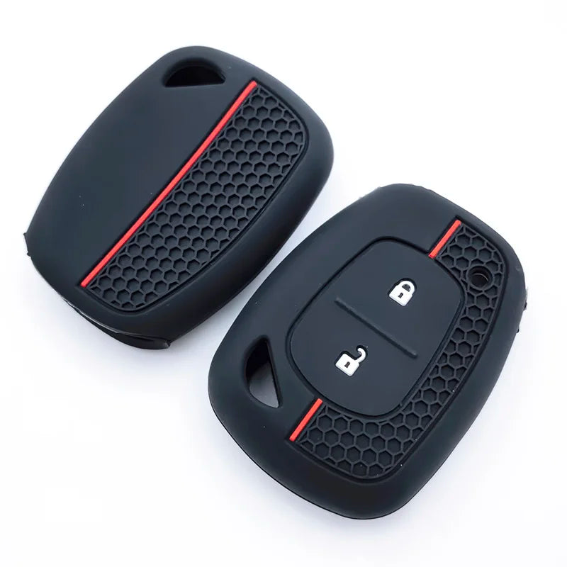 Silicone Car Key Fob Cover Case 2 Button For Renault Kangoo Traffic Master For Opel Vivaro Movano For Nissan Remote Shell