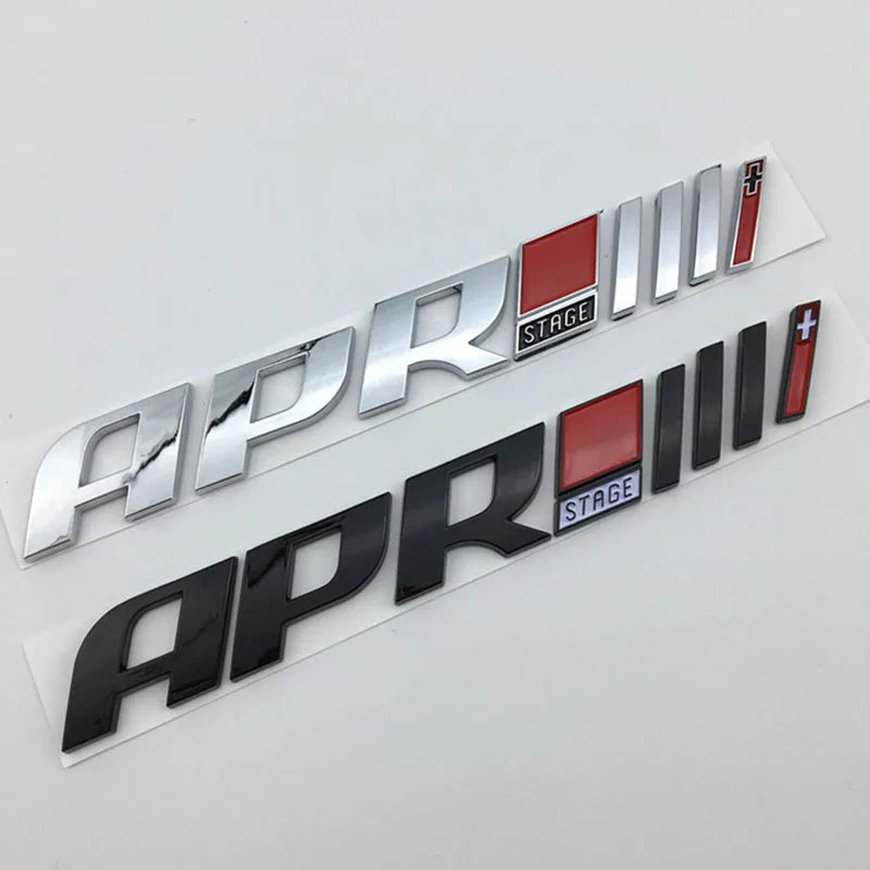 3D Stage III Script Car Sticker for Volkswagen Golf, CC and Audi A4 A6