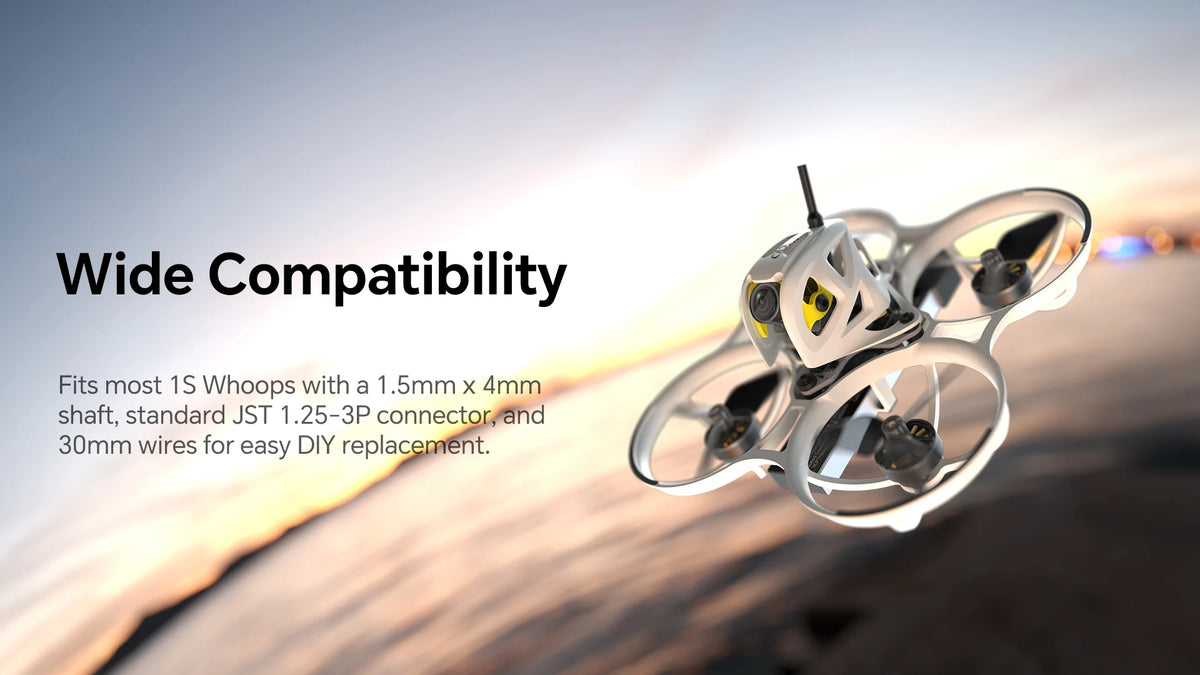 1102 24000KV Brushless Motor for 1S Tiny Whoop FPV Micro Drones