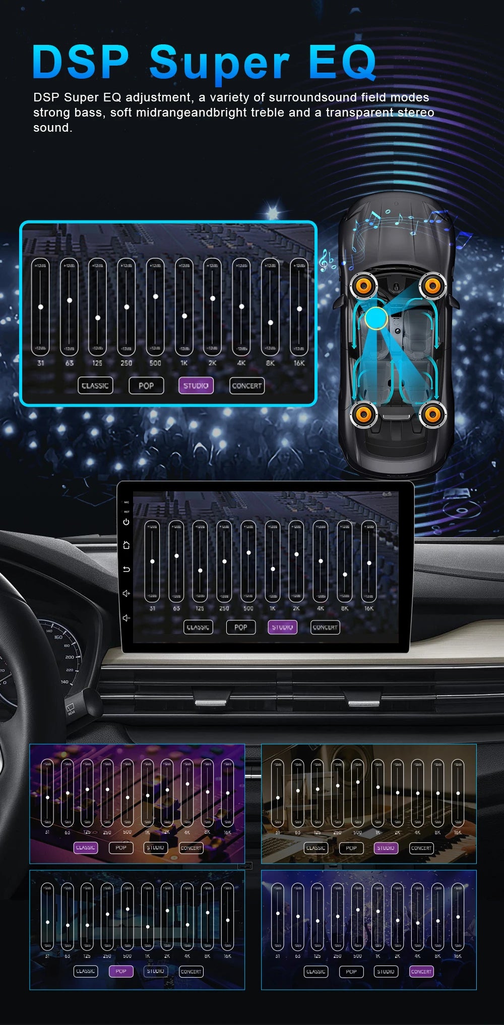 10 Inch Android Car Stereo for Suzuki Swift 2003-2010 with CarPlay - image 22