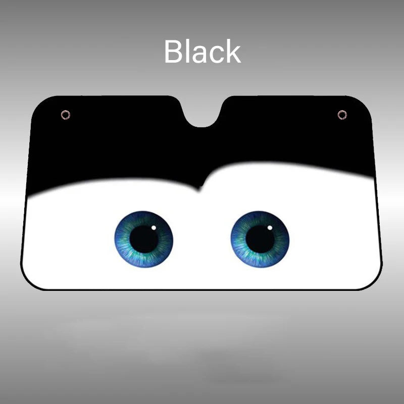 Cartoon Eyes Windshield Sunshade, 130 x 70cm