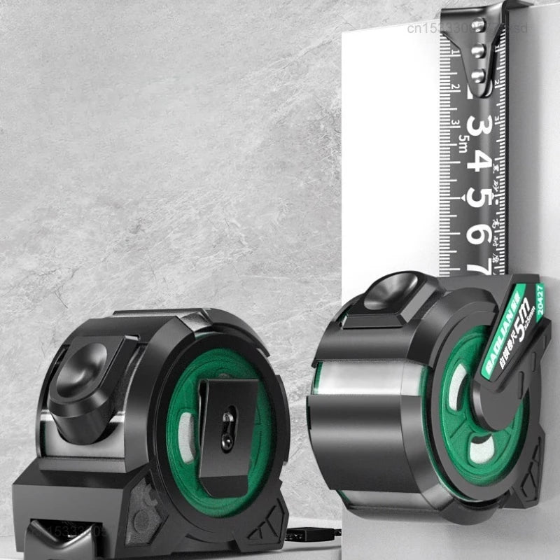 Self-Locking Steel Tape Measure – Hardened, Wear-Resistant