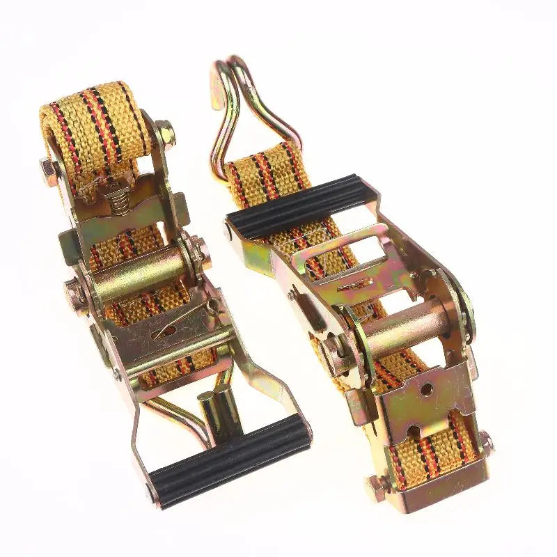 Double Hook Heavy-Duty Ratchet Tie Down Straps 2/3/4/6m Long for Truck Cargo Safety