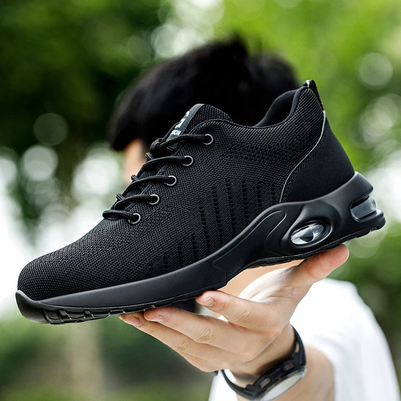 Men's Steel Toe Anti-Smash Work Sneakers & Tactical Boots - image 5