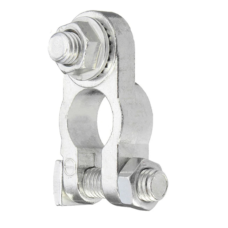 Battery Terminal Clamp Clip Connector 2Pcs Zinc Alloy Positive &Negative Pole Car Battery Terminal Clamp Clip Batteries Access
