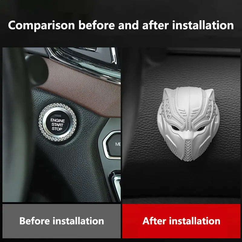 Push Start Button Ring Cover for Car Interior