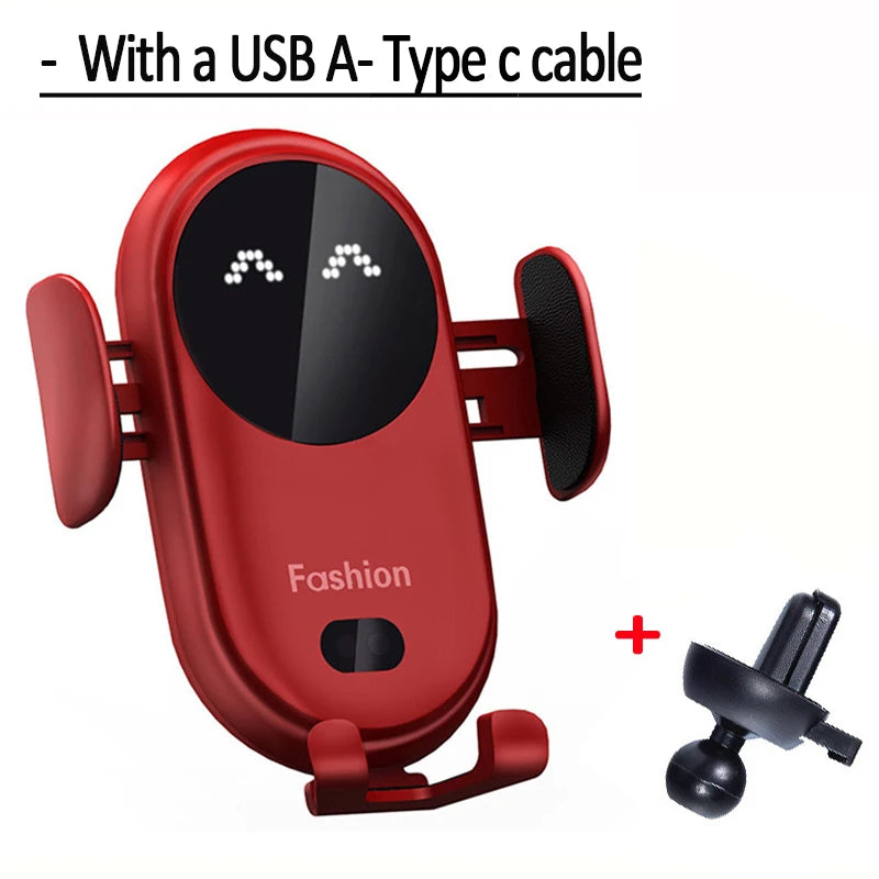 Air Vent Wireless Charger Phone Mount with Infrared Auto Clamp - view 8