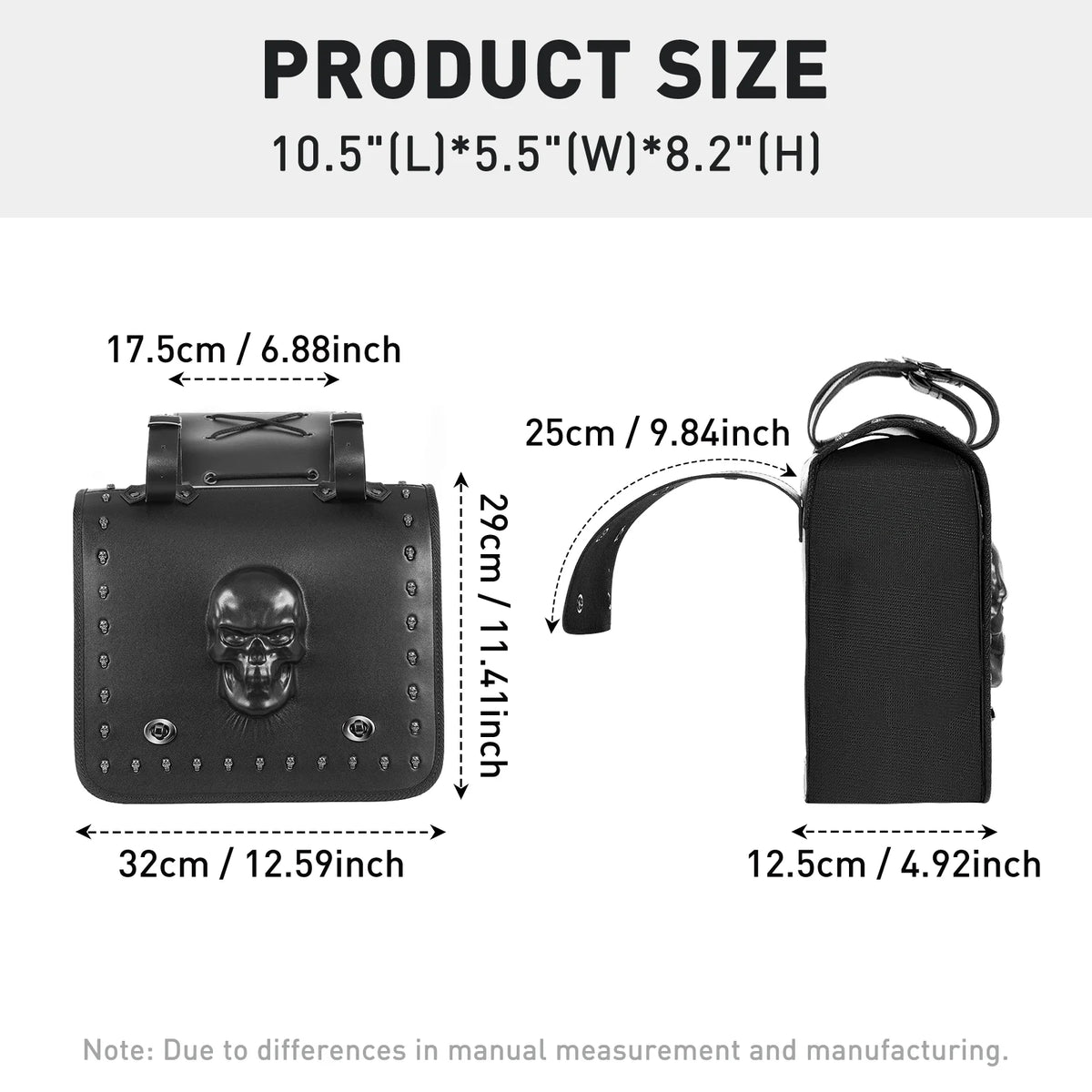 20L Saddle Side Bag for Honda Shadow Aero 750 - image 6
