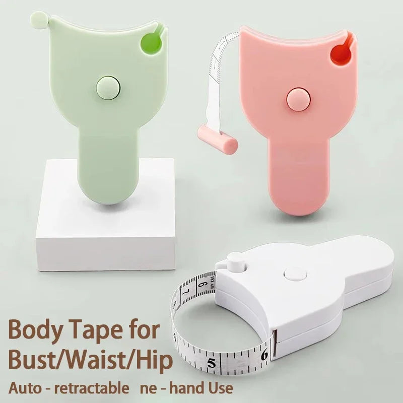 Portable Measuring Tape in Inches Mini Ruler Soft Measuring Tape Retractable Metric Tape Measuring Film for Body