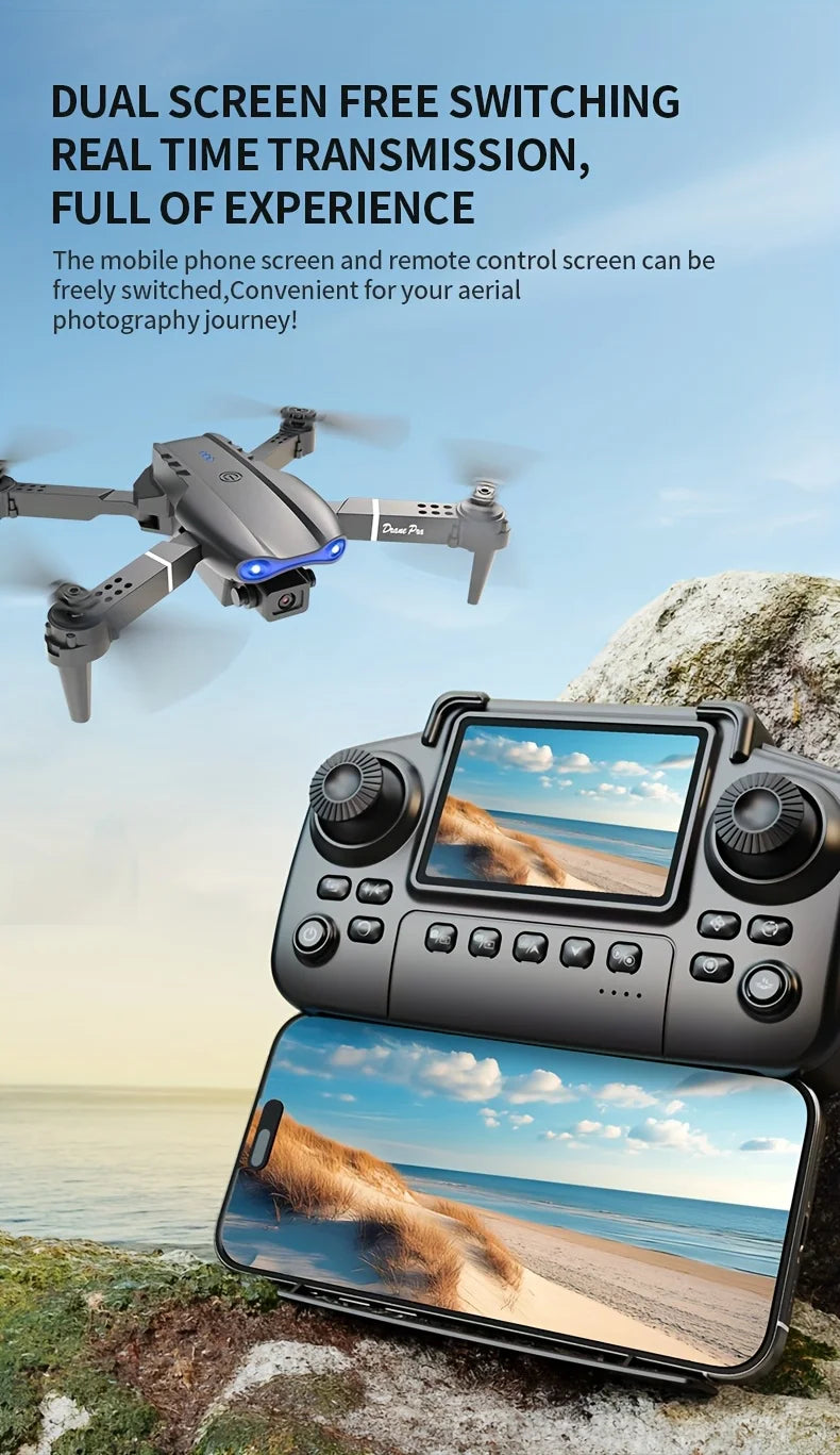 E99 Pro Max Foldable Drone with Dual HD Camera and Remote - view 10
