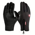 Winter Touchscreen Gloves – Windproof Non-Slip for Driving & Cycling