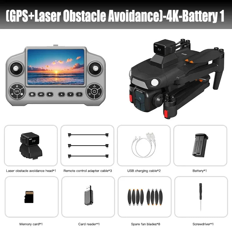 Lenovo A1R GPS Drone 4K/8K Brushless Motor FPV Foldable Quadcopter - image 32