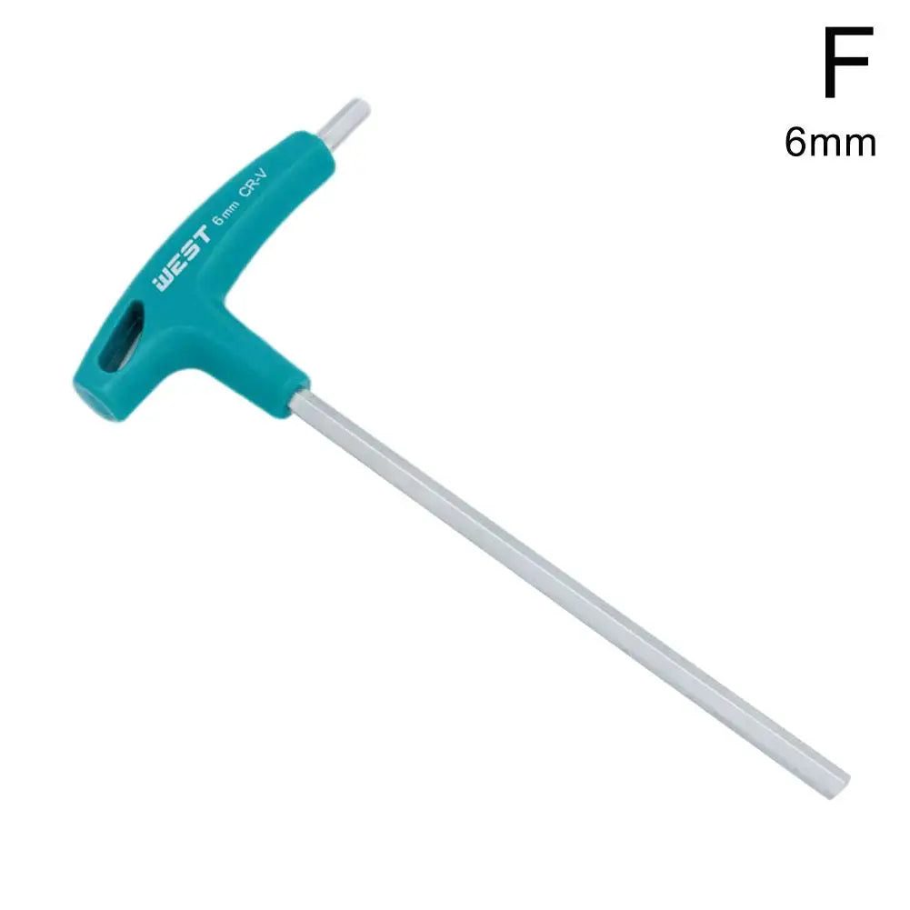 Professional Hex Allen Wrench T-Handle Set 2mm to 10mm Hexagonal Wrench Tools