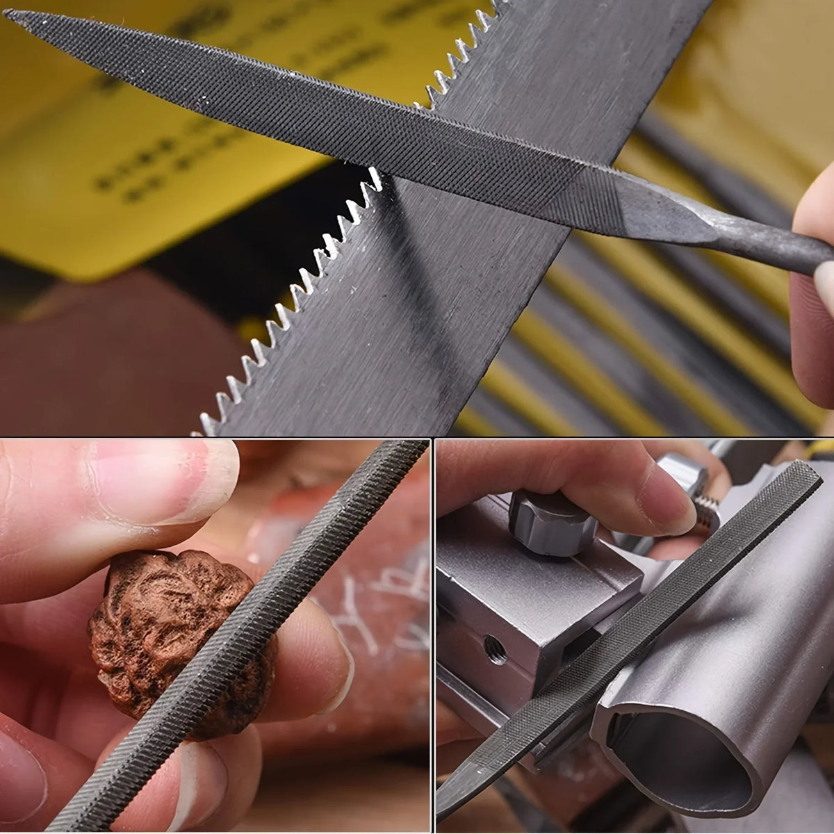 Precision Needle File Set for Woodworking – High-Carbon Steel - image 3
