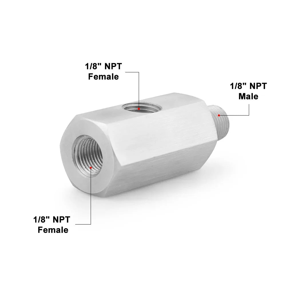 Universal Oil Pressure Sensor Adapter for 1/8 NPT, M10, M12, M14 - image 11
