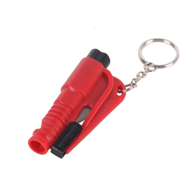 Mini Safety Hammer Keychain Escape Car Life-saving Escape Hammer Window Broken Emergency Glass Breaker