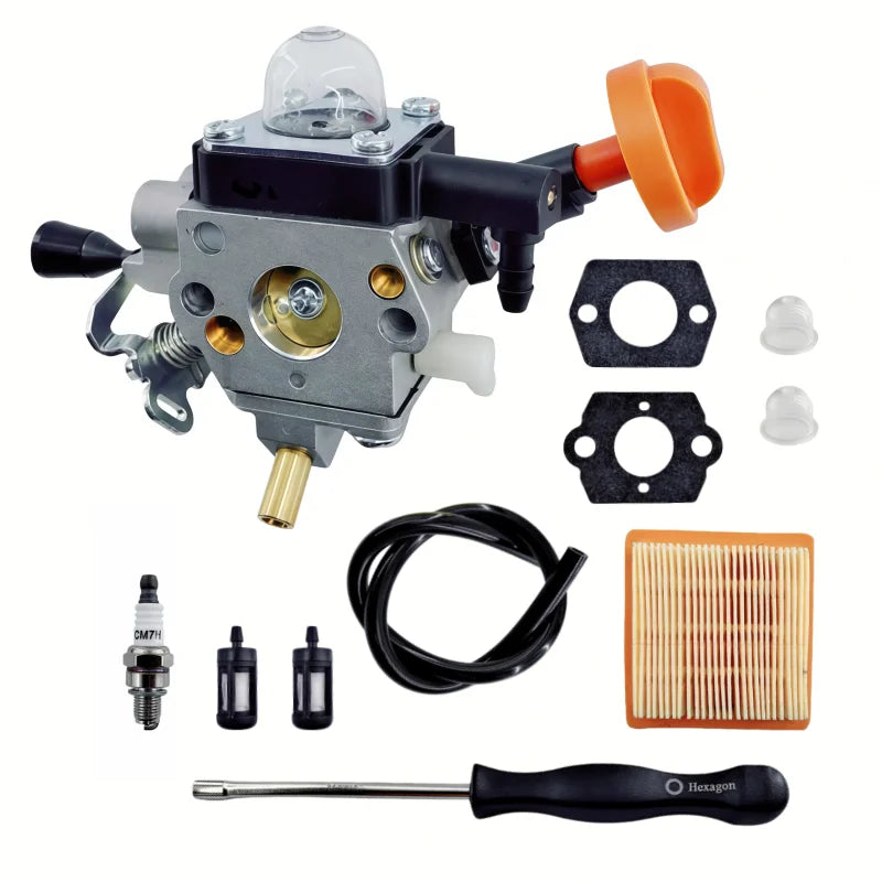 STIHL Trimmer Carburetor & Air Filter Kit FS91R FS111 FC96
