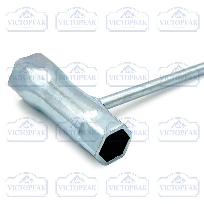 Spark Plug Socket Wrench 13mm & 19mm Stainless Steel Spanner for Chainsaw and Brush Cutter