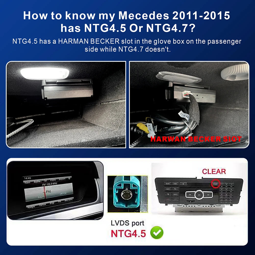 Wireless CarPlay Android Auto for Mercedes-Benz NTG 4.5 Becker - image 2