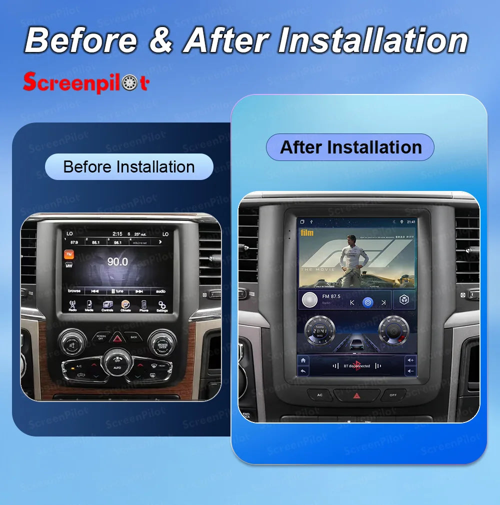 Android 16 Car Stereo Head Unit for Dodge Ram 1500 2500 3500 2013-2018 - image 9