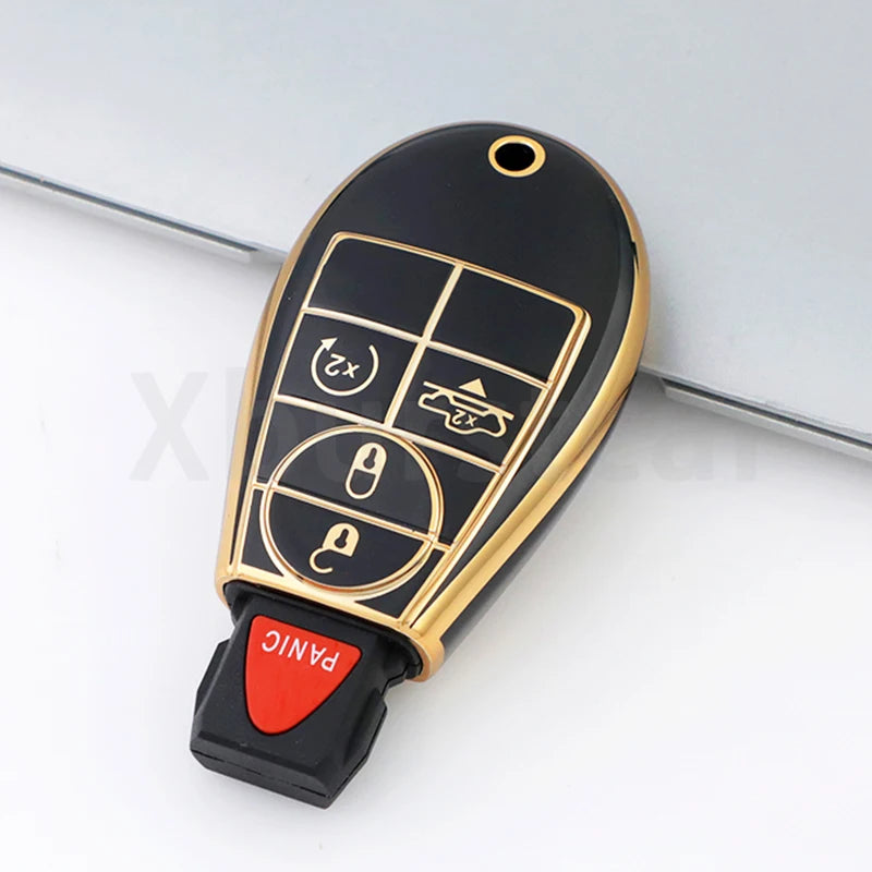 TPU Car Key Fob Cover Case for Dodge Jeep Chrysler - image 11