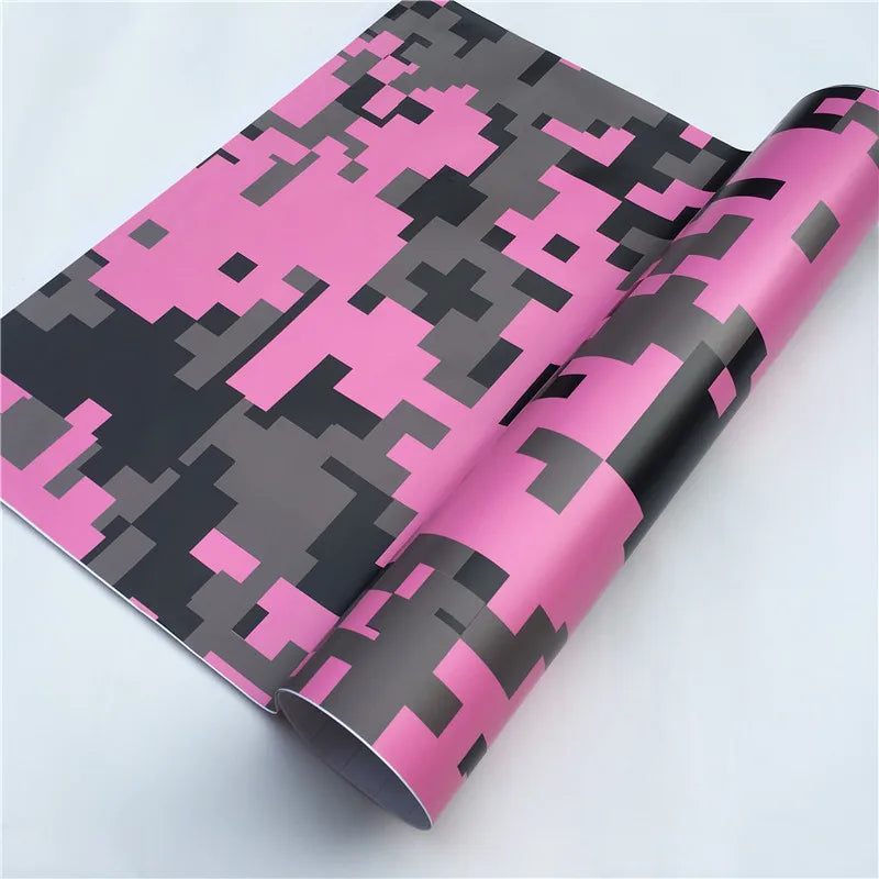 Arctic Snow Black Camo Vinyl Wrap for Vehicles & Laptops - image 14