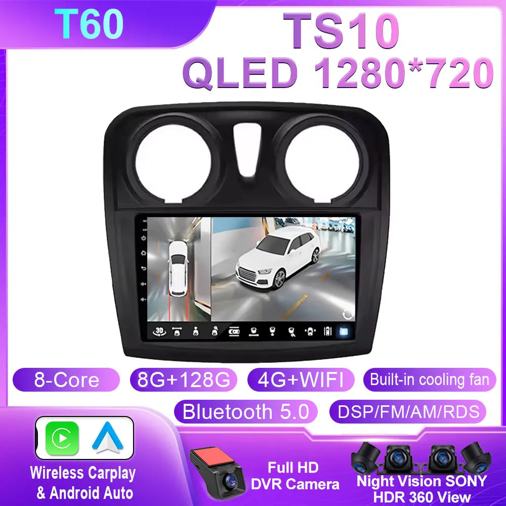Android 9 Inch Car Stereo for Renault Logan Sandero 2012-2019 - image 7