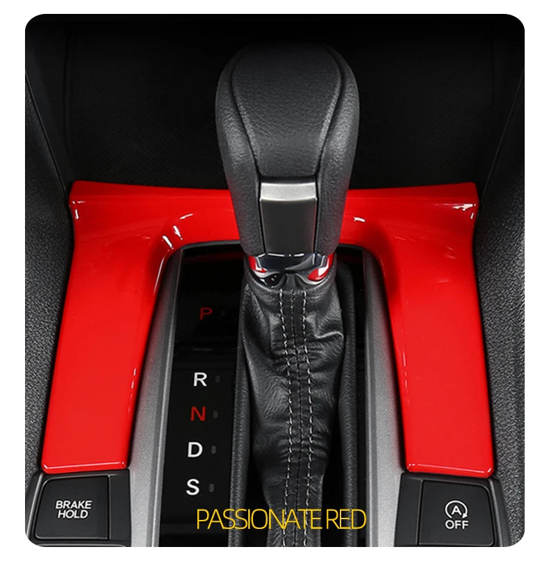 Gear Panel Decorative Sticker for Honda Civic 2016-2021