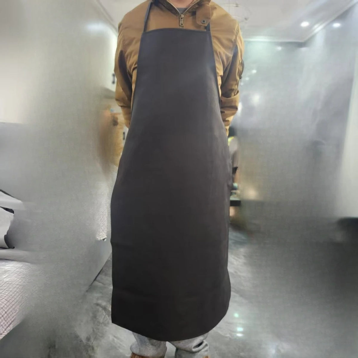 97×65CM Leather Welding Apron Polyurethane Equipments Welder Thermal Insulation Protection Wears Welding Protective Aprons