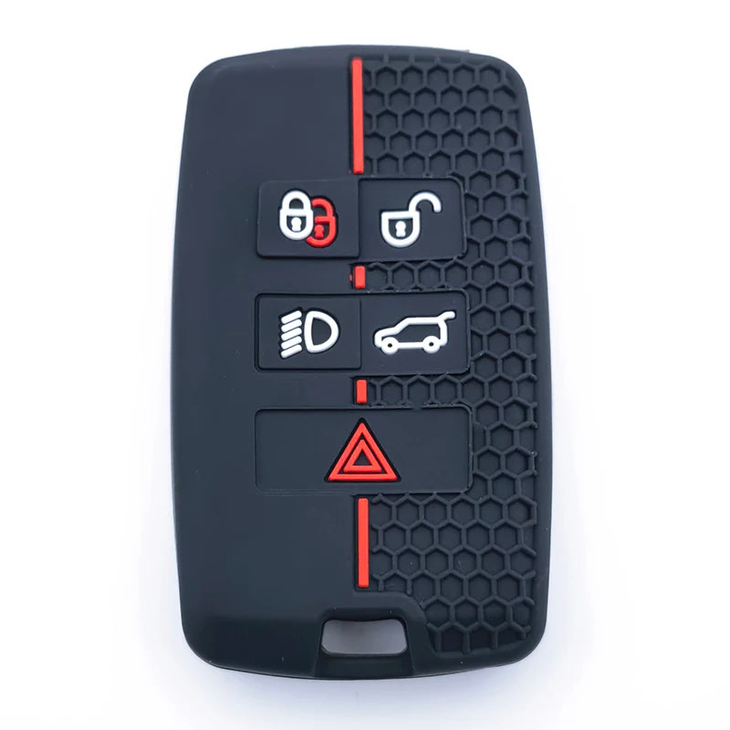 For Land Rover Range Rover Sport Evoque Velar Discovery 5 Jaguar XE XF E-Pace F-Pace A9 A8 X8 XJ XFL XJL Silicone Car Key Case
