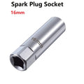 Spark Plug Socket Wrench Key Adapter 14mm 16mm Magnetic Auto Repair Tool Kit