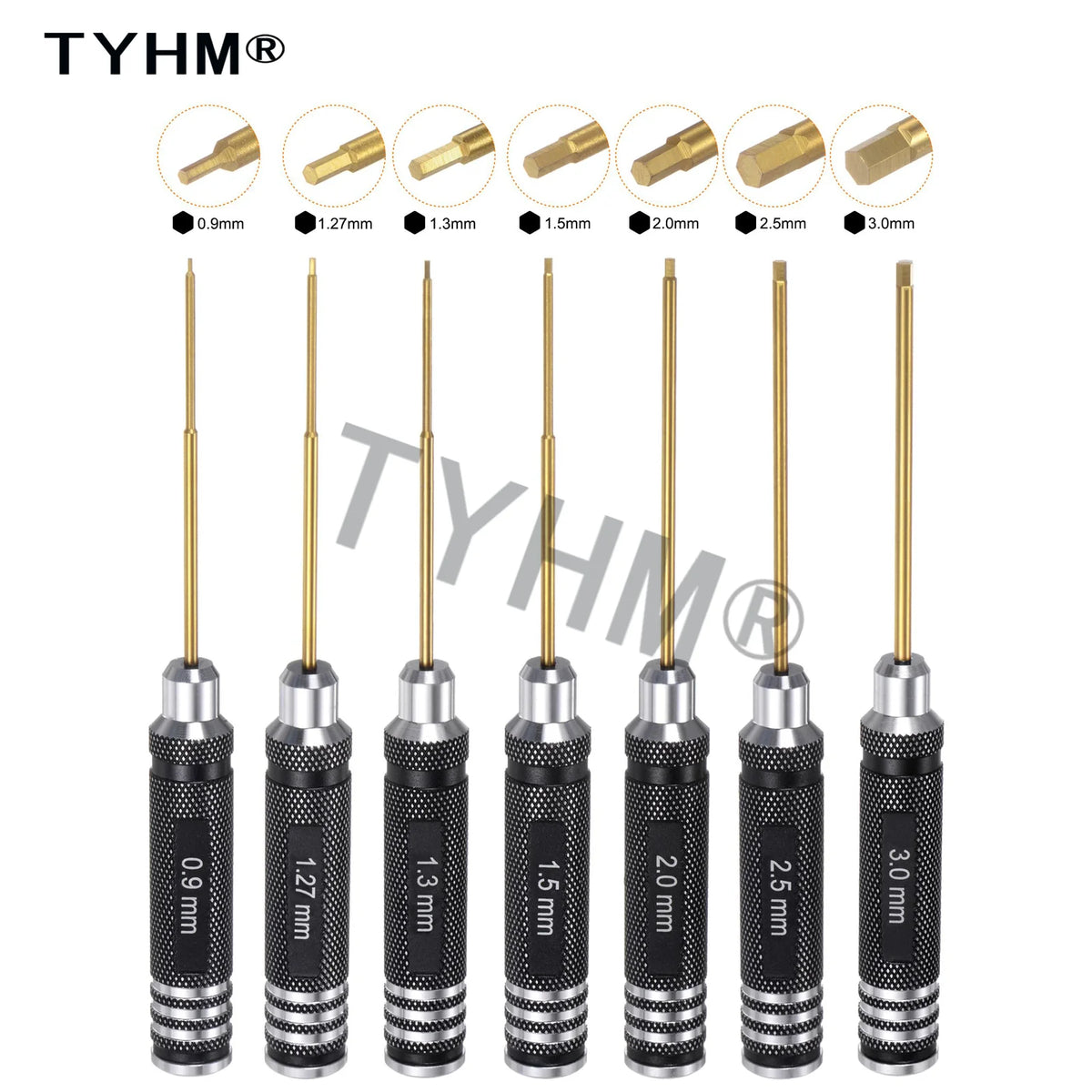 Titanium Plated Hex Screwdriver Set for RC Model Aircraft & Car - image 24