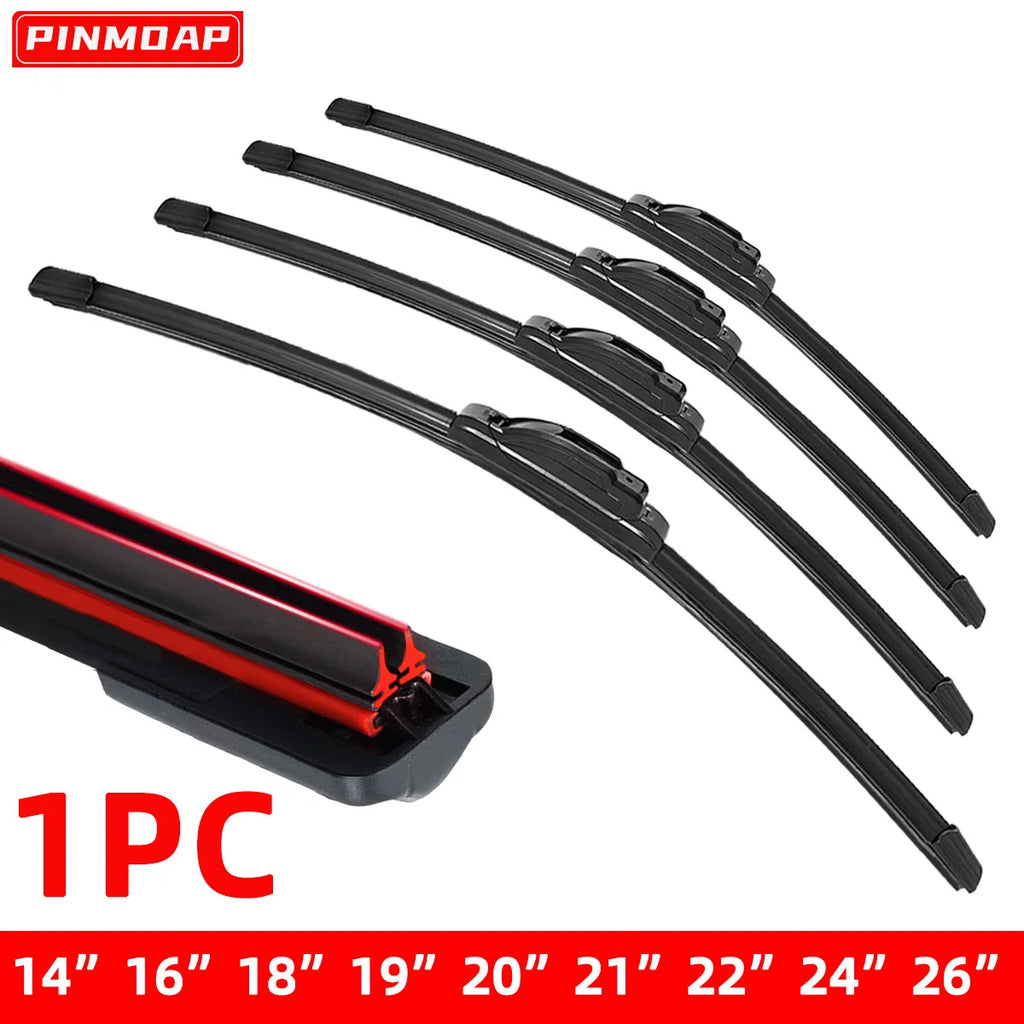 Universal Double Rubber Windshield Wiper Blade, 14 to 26 Inch