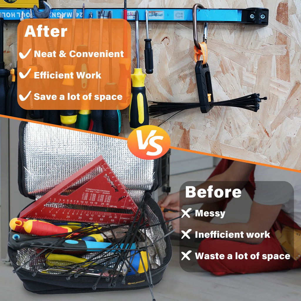Reusable Zip Tie Holder Organizer Band