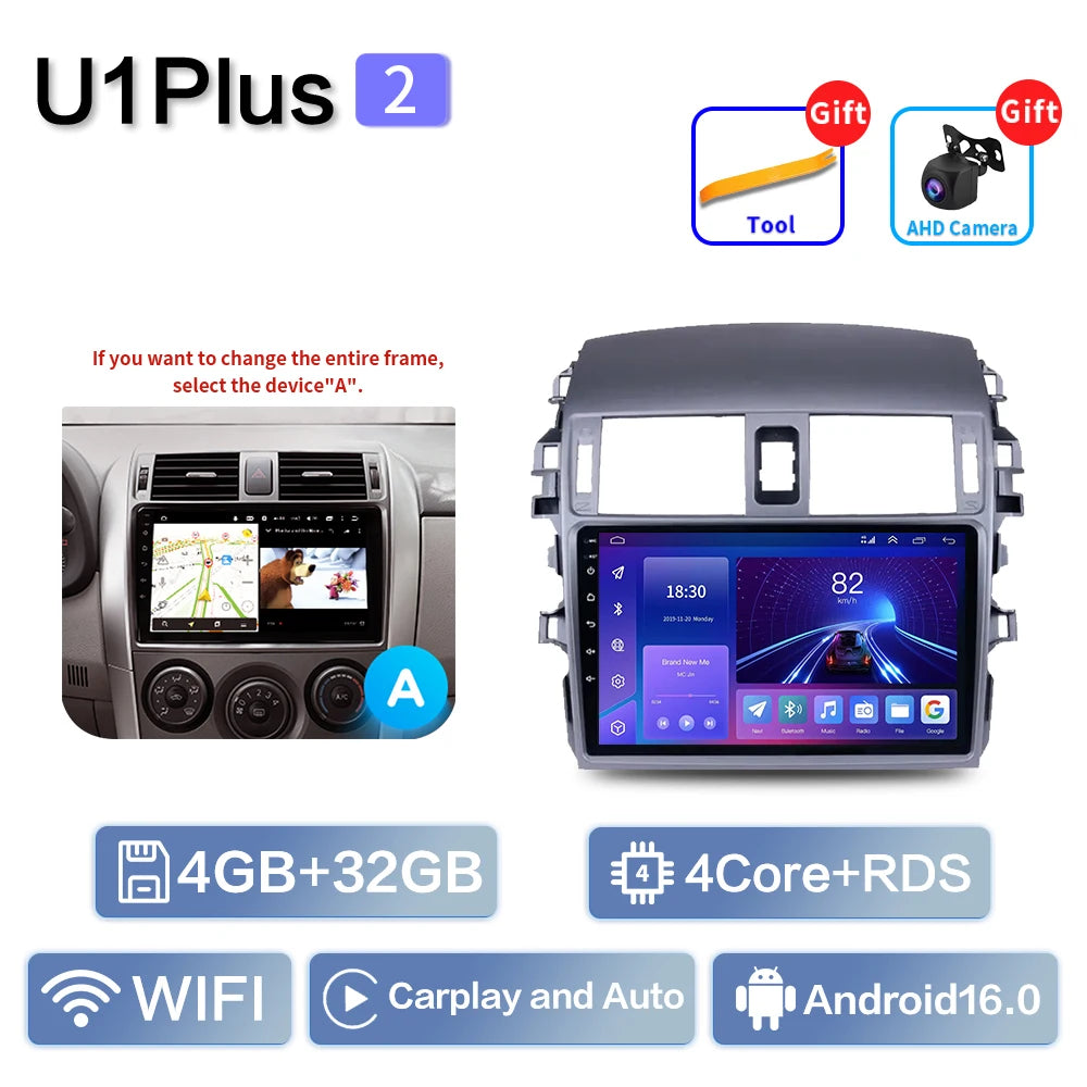 9" Car Stereo for Toyota Corolla 2006-2013 | CarPlay & Android Auto - image 24