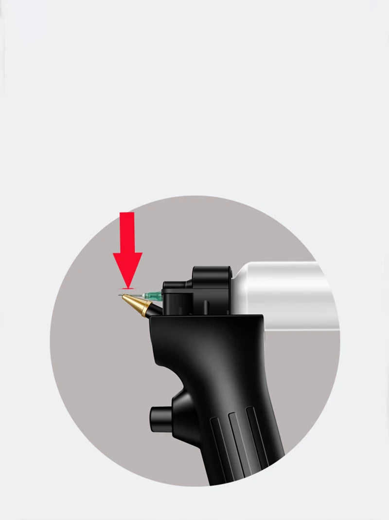 No-Clean Airbrush Kit Rechargeable Cordless Quick Spray Portable Tools for Model Painting Furniture Restoration