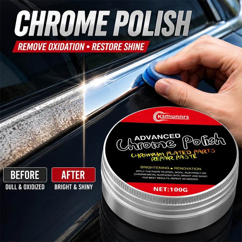 Chrome Restoration Polish Paste, 100g