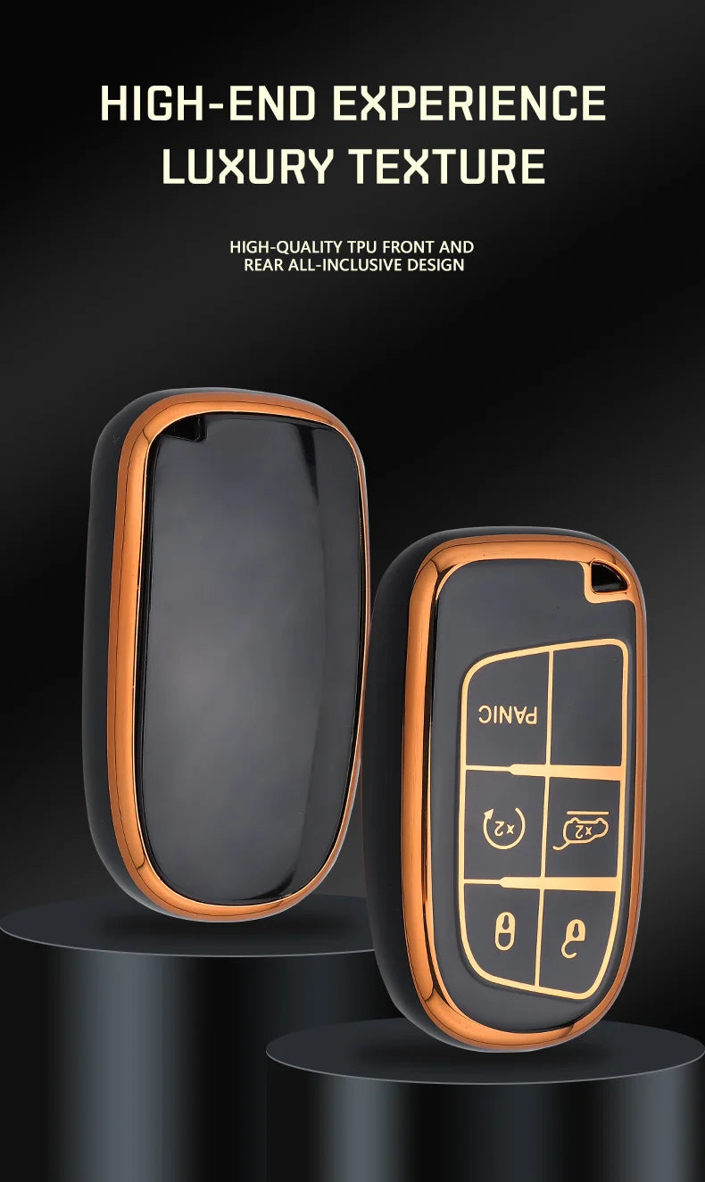 TPU Remote Key Case Cover for Jeep Dodge Ram Fiat Vehicles - image 10