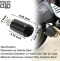 Carbon Fiber Exhaust Muffler for Kawasaki Z900 & GSX-R750