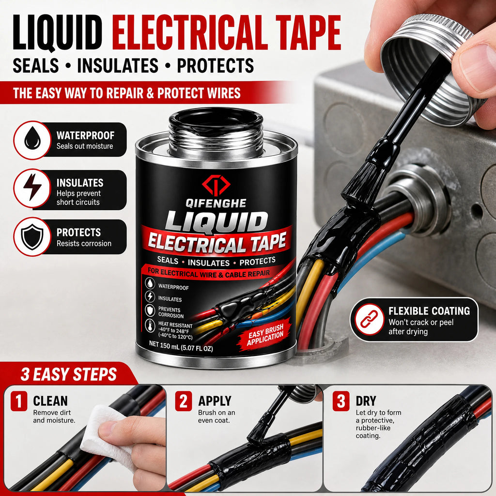 Liquid Electrical Tape – Waterproof Insulating Rubber Sealant