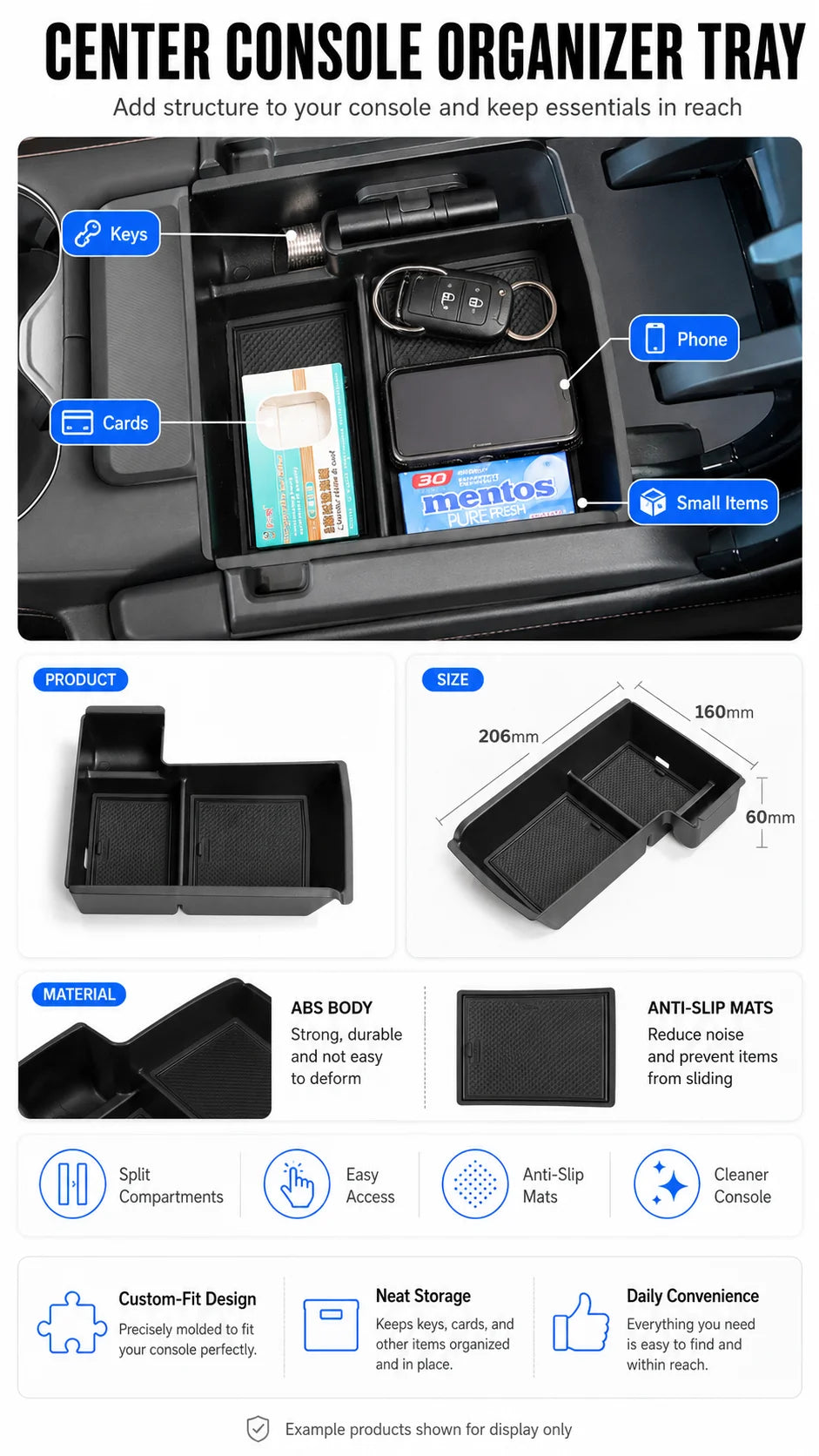 Armrest Hidden Storage Box for 2025 Subaru Forester