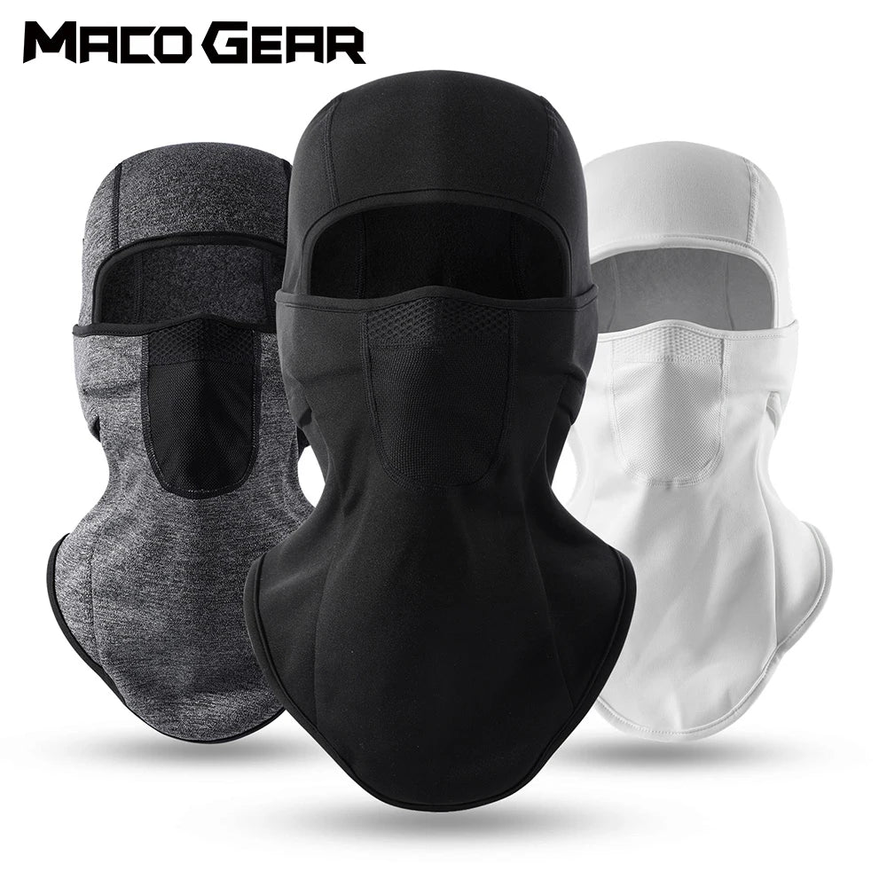 Winter Motorcycle Balaclava Full Face Mask Thermal Scarf Outdoor Sports Ski Motorbike Cycling Helmet Liner Hood Cap Neck Warmer