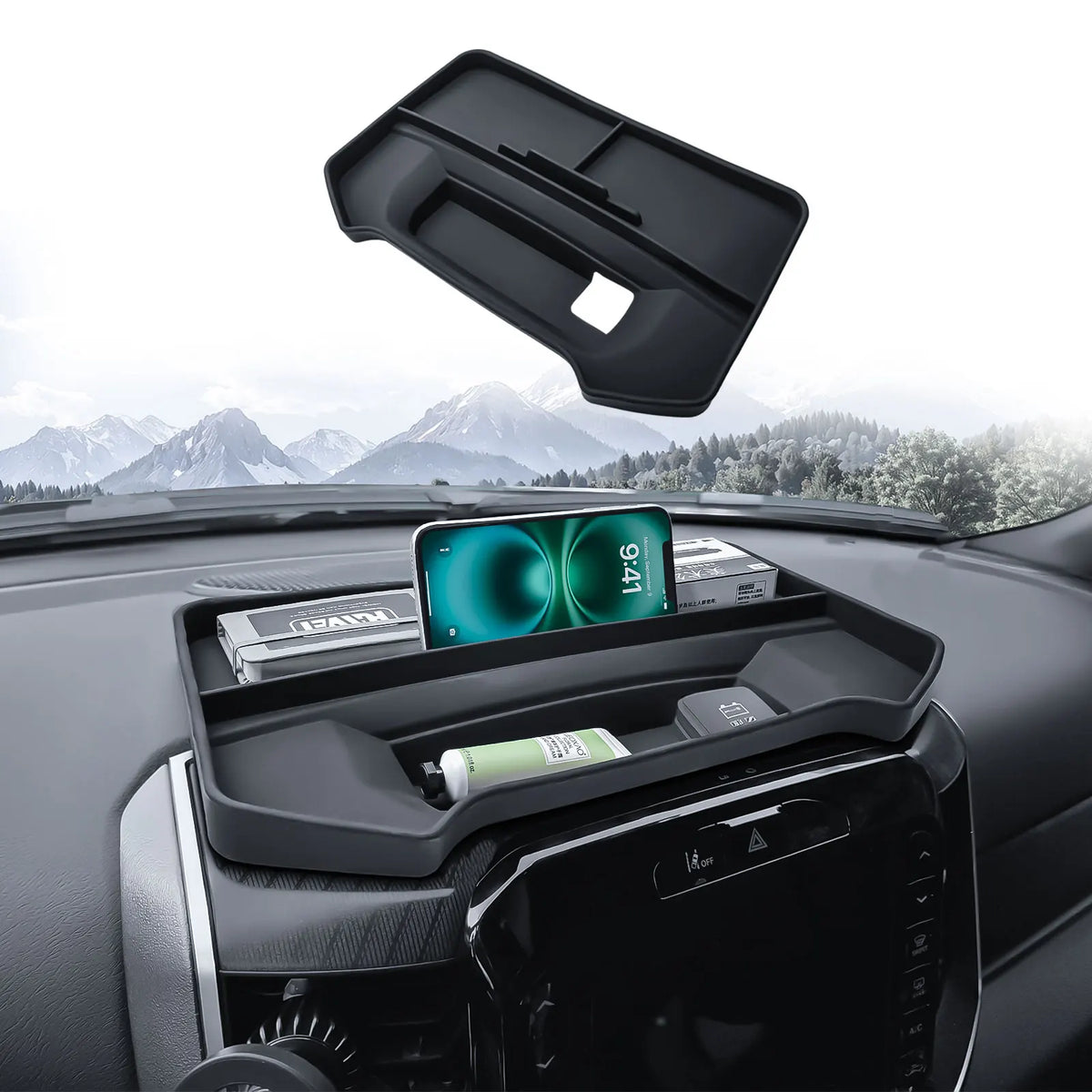 Dodge RAM 1500 Center Console Organizer Tray (2019-2025) - image 2
