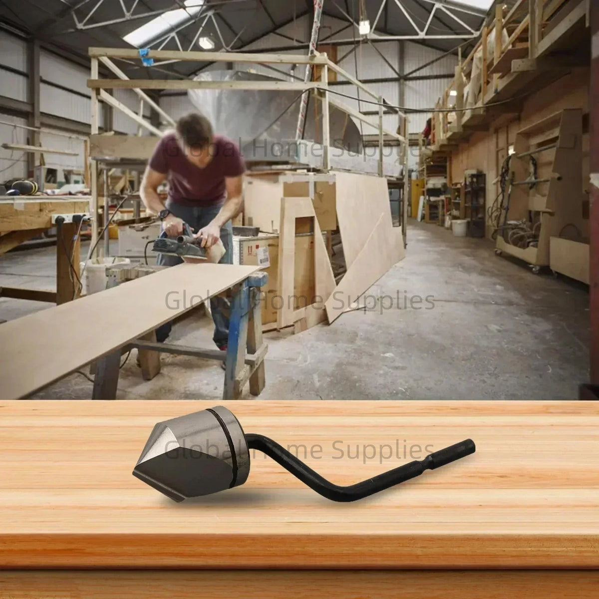 Countersink Chamfer Cutter 90° HSS Deburring Tool for Wood/Metal - image 4